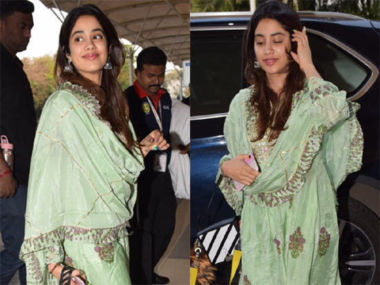 Jahnvi Kapoor in Traditional Wear Photos